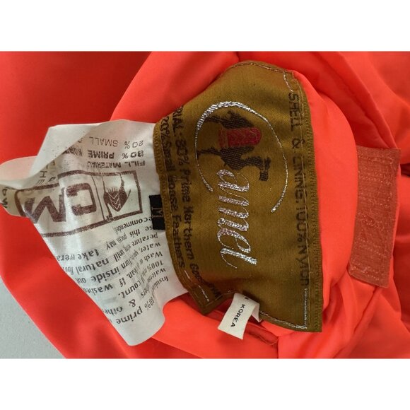 CAMEL Vintage Men's Reversible Blue/Orange Down Puffer Vest Sz M - Picture 8 of 8